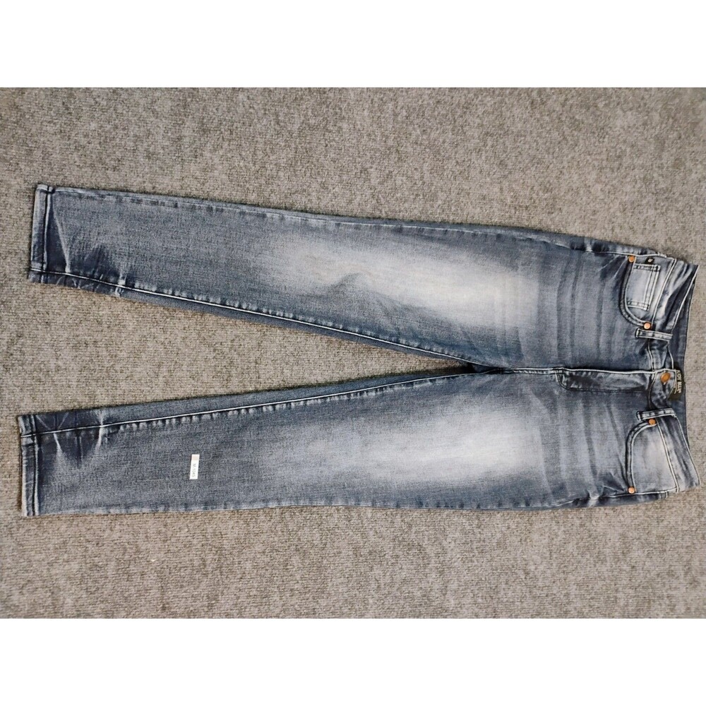 Judy Blue Skinny Fit Jeans Womens 9/29 Blue Stretch Distressed Fade Denim